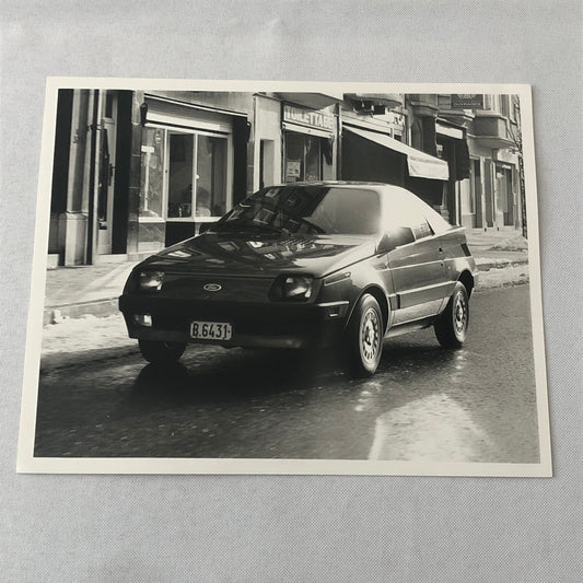 Vintage Ford Ghia Shuttler Concept Car Prototype Photo Photograph Print