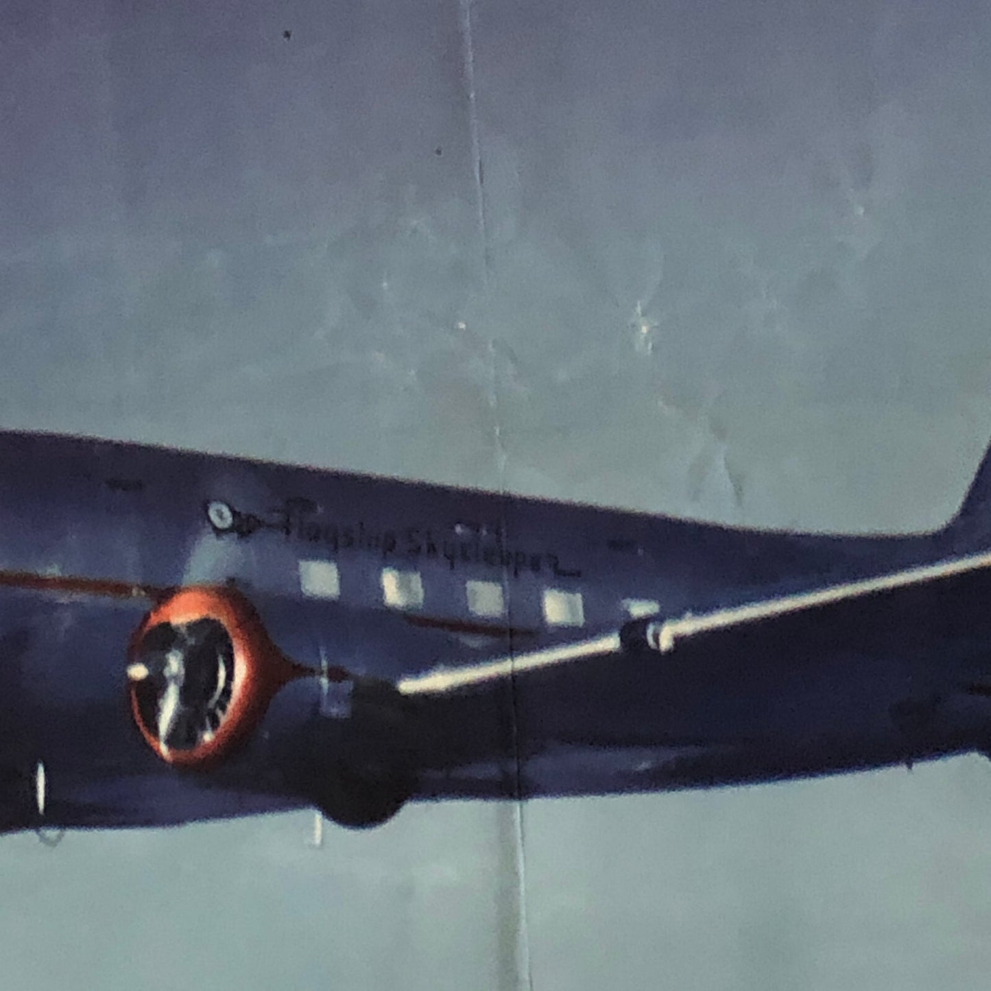 Poster American Airlines Plane Flagship Skysleeper DC-3 Airplane Strombecker Toy