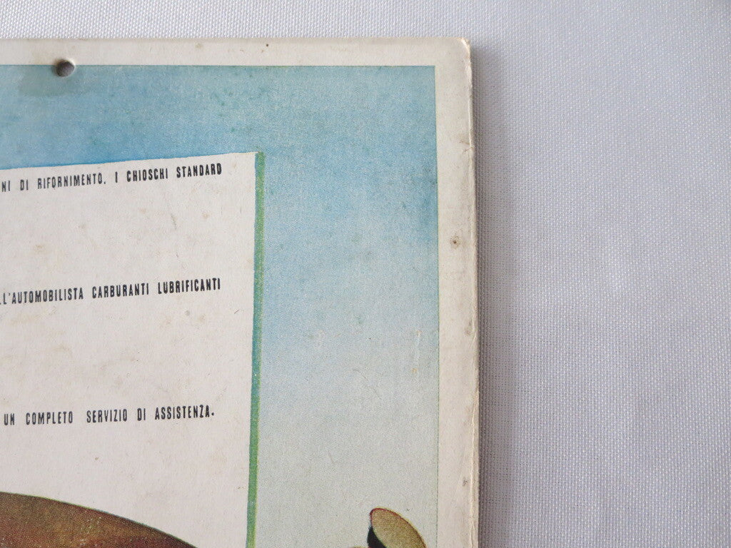 Poster Italian Gas and Oil Petroleum Societa Italo Pel Petrolio Small Size