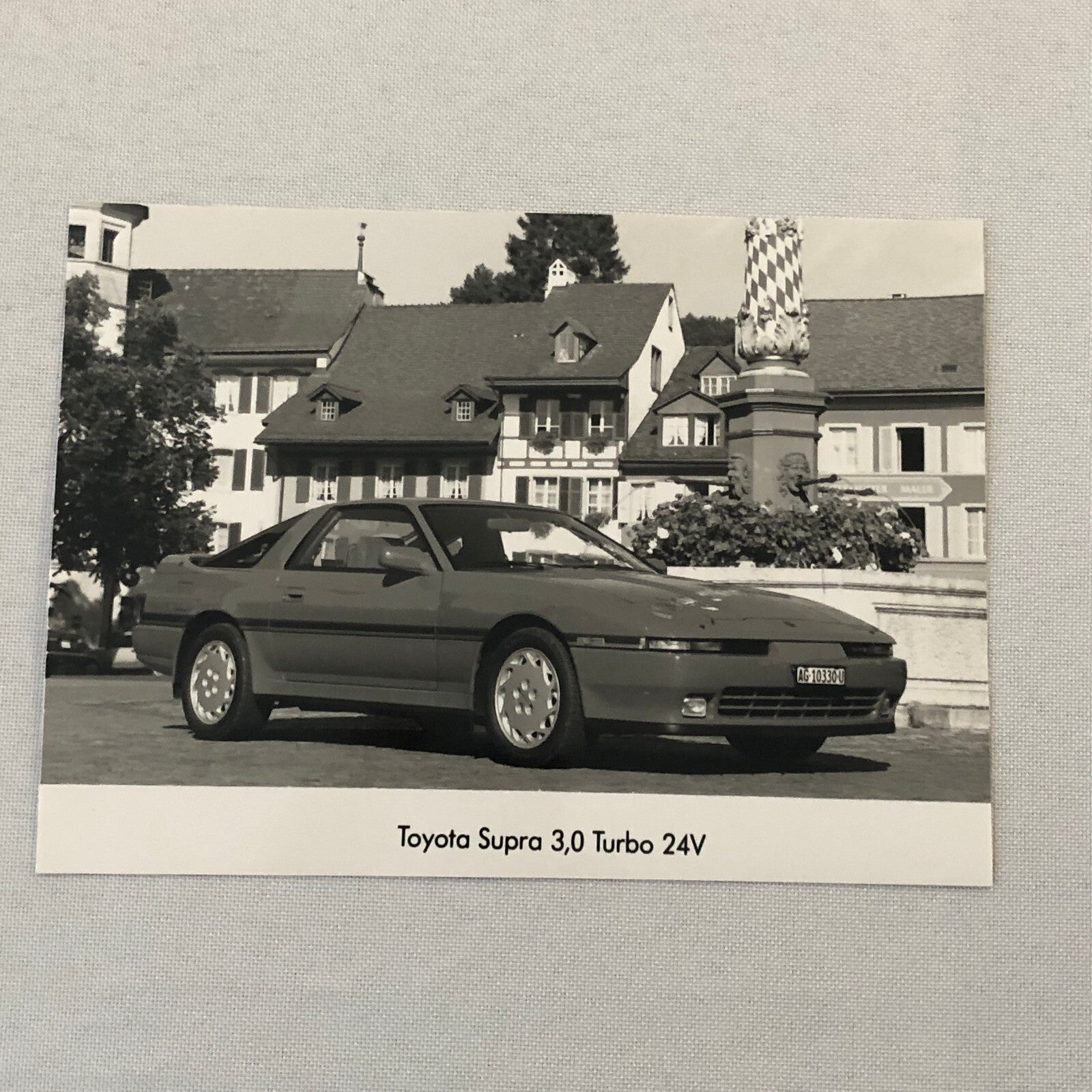 1989 Toyota Press Kit German Brochure Starlet Supra Carina Corolla Photos