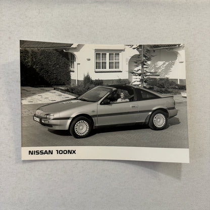 Nissan 100NX 100 NX Factory Press Photo Photograph Lot 2x Vintage