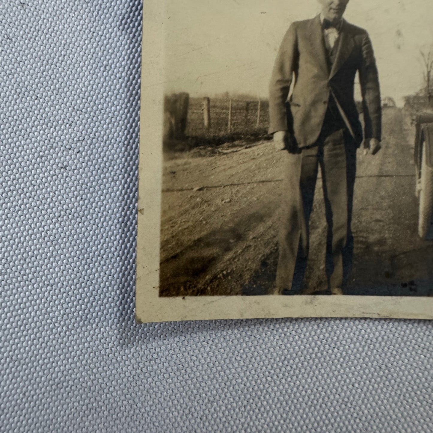 Vintage Car Automobile Photo Photograph Print Snapshot Man