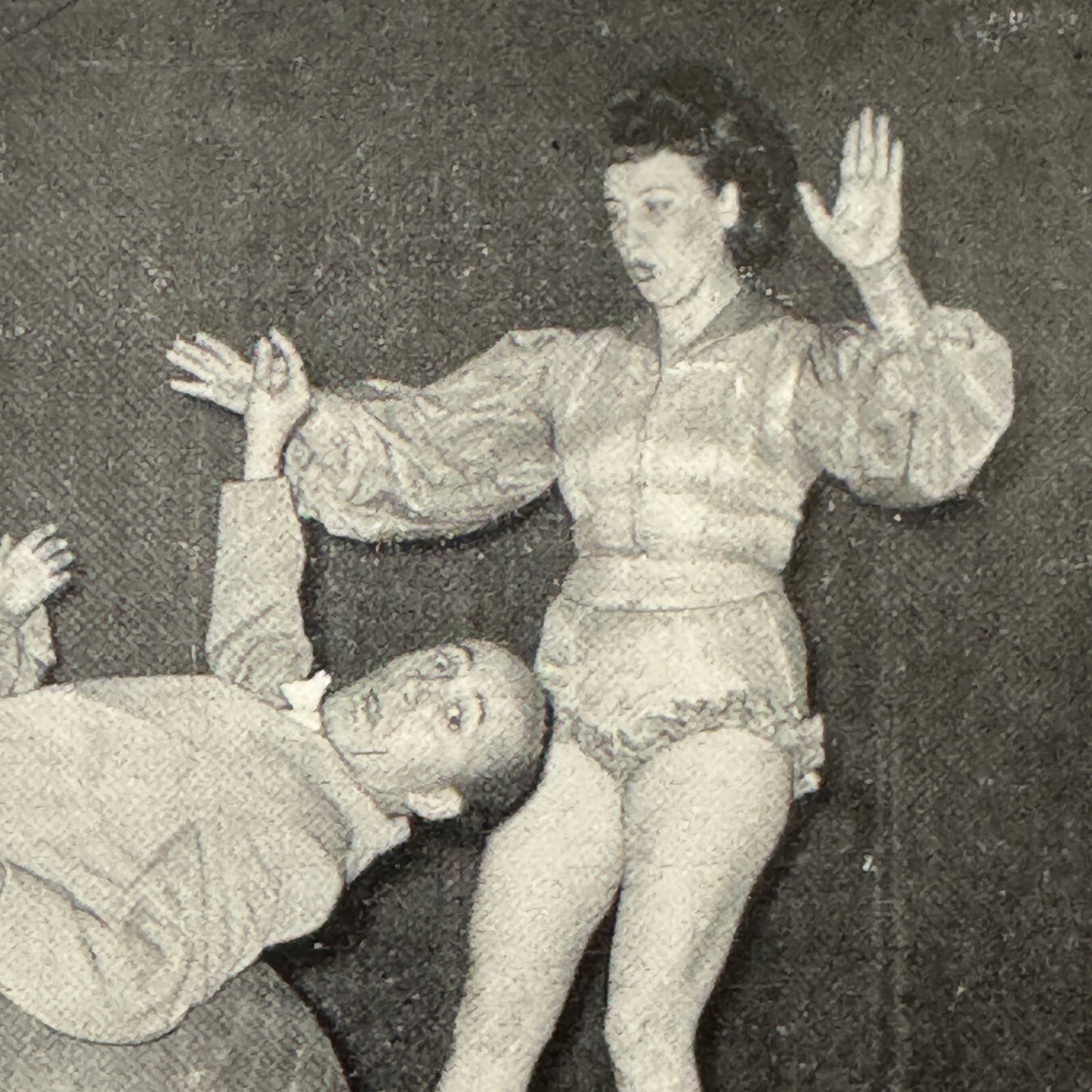 Circus Advertising Flyer Balancing Act Vintage European