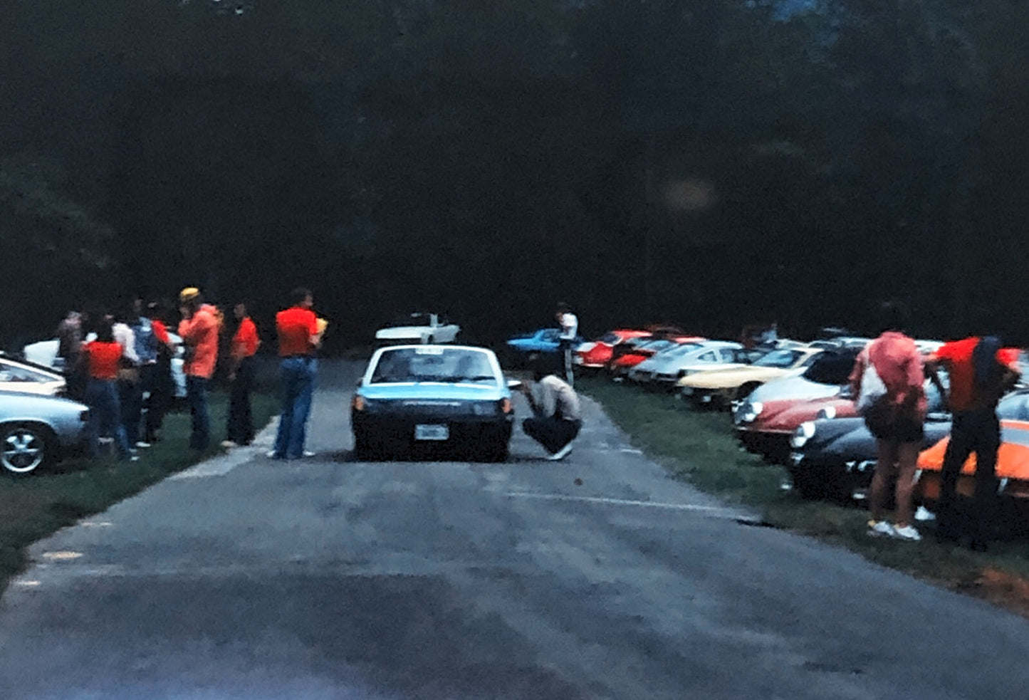 Porsche Car Show 35mm Photo Slide Vintage 1981 Porsche 911 +