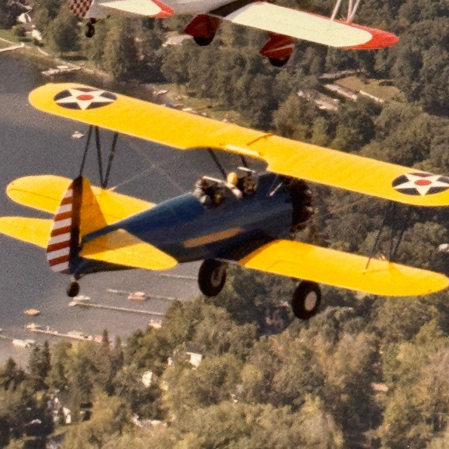 Vintage Aircraft Airshow Photo Large Aviation Photograph Aviation 1970s 1980s