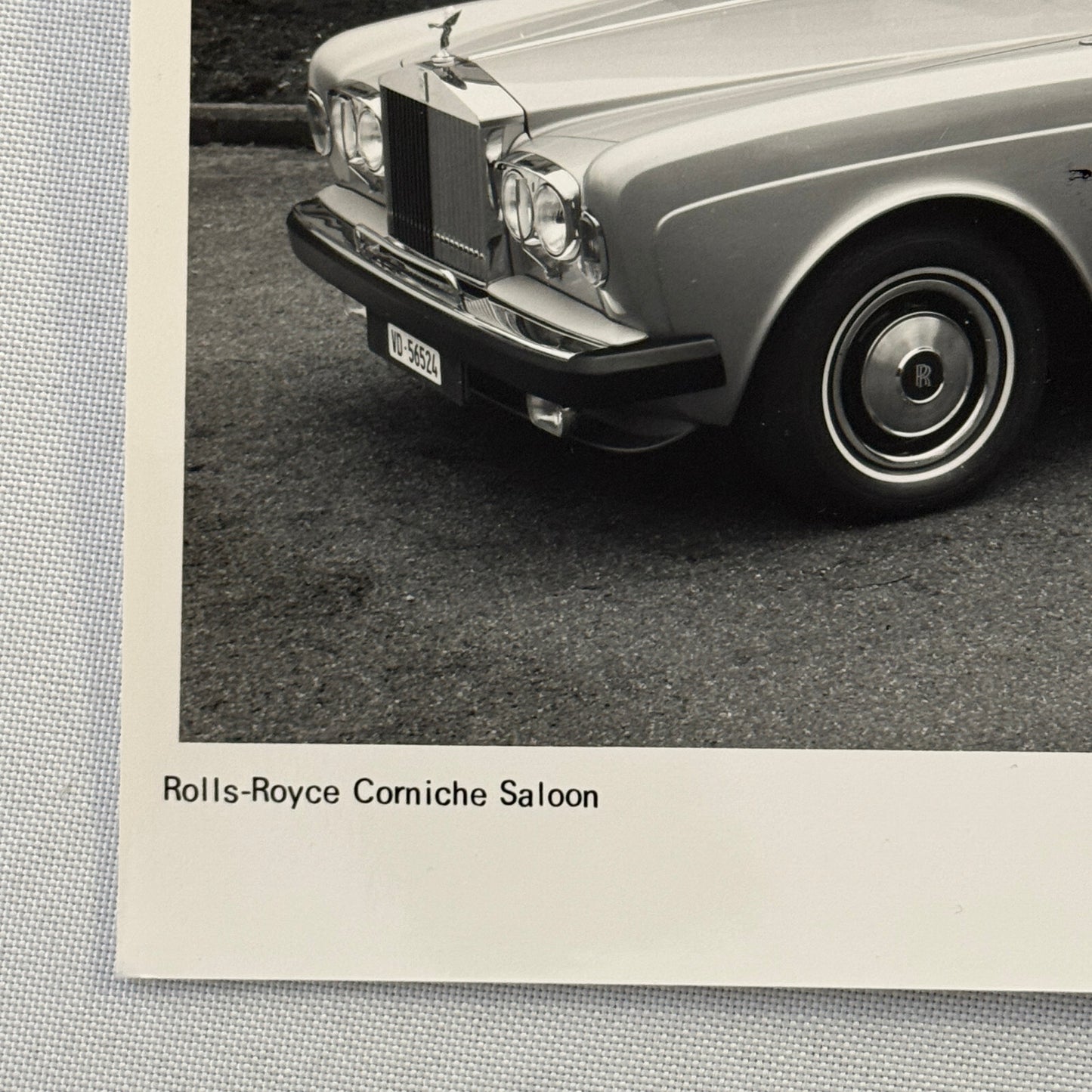 Rolls Royce Corniche Saloon Car Factory Press Photo Photograph Print 1980