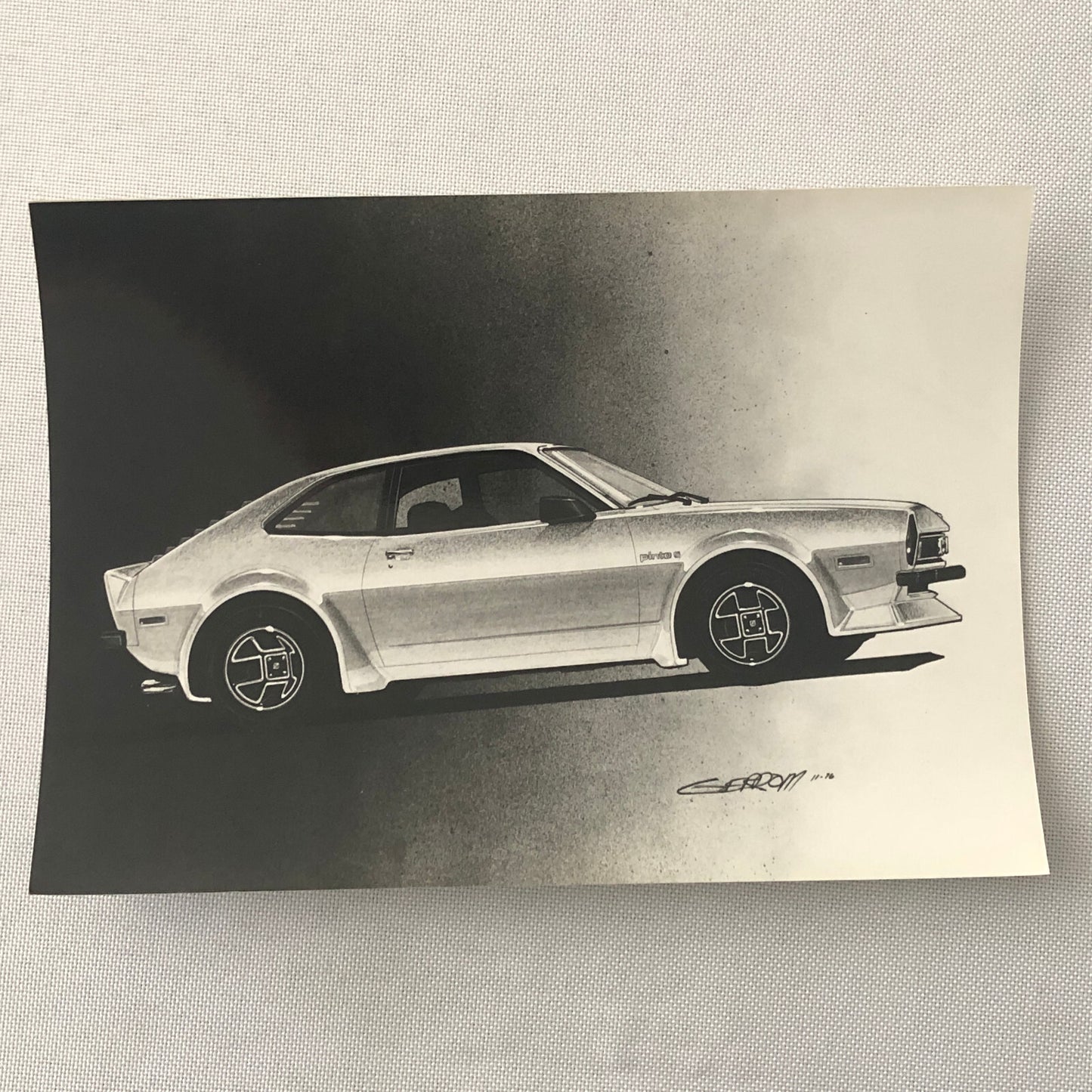 Vintage Car Design Photo Photograph of Illustration