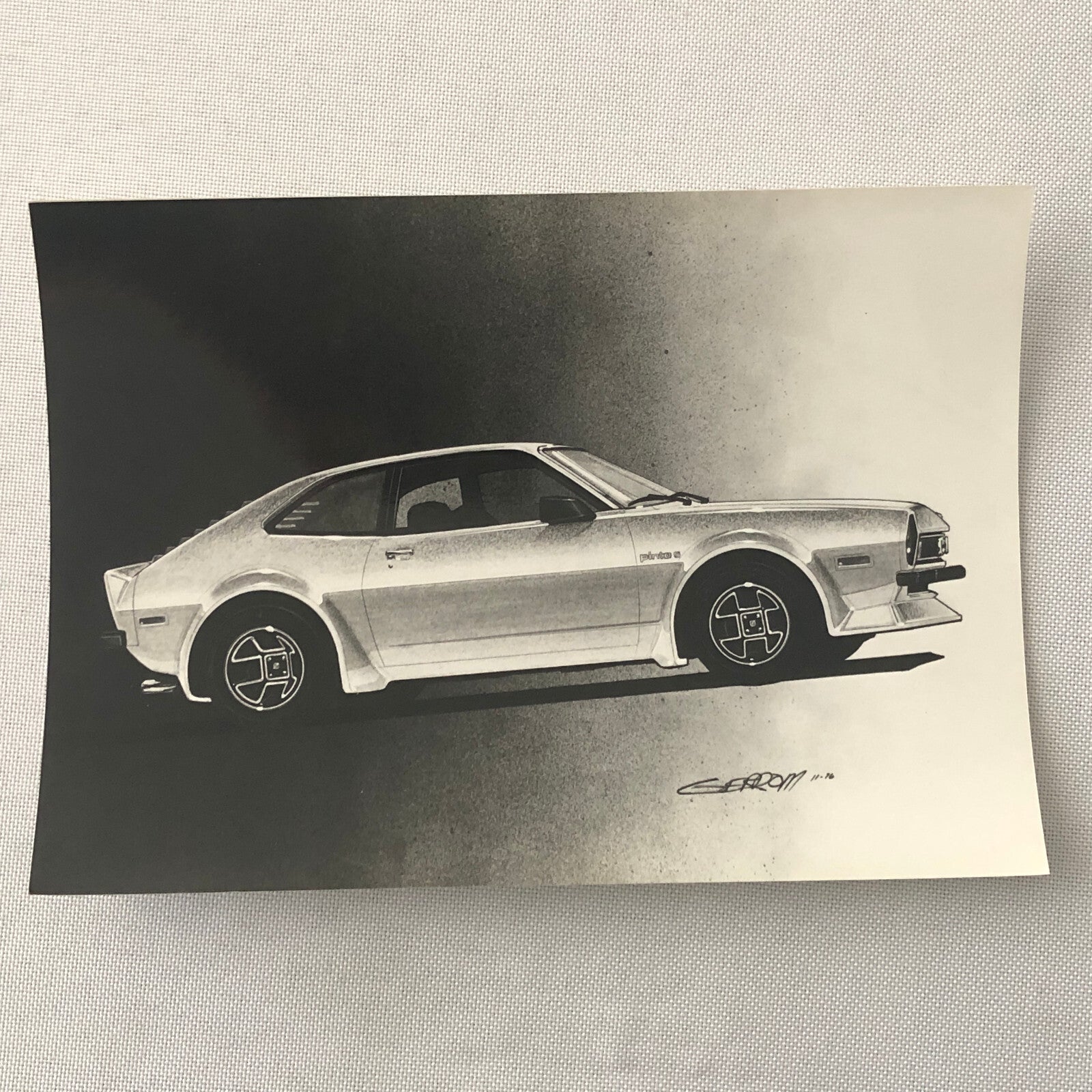 Vintage Car Design Photo Photograph of Illustration