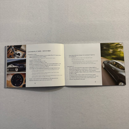 Bentley Contintental GT and GT Speed Press Kit Brochure with CD 2007 2008