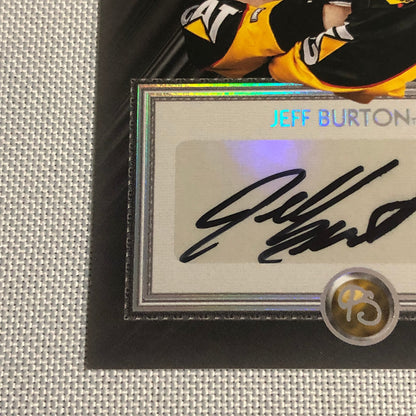 2010 Press Pass Premium Signatures Jeff Burton Auto Signed Autograph Card NASCAR