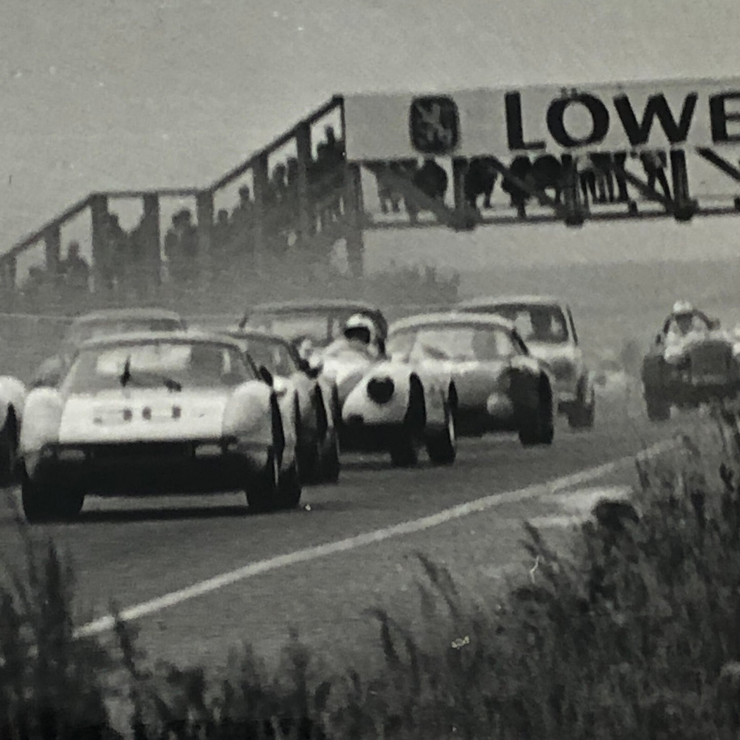 Vintage Racing Press Photo Photograph Print Tag AL22E3
