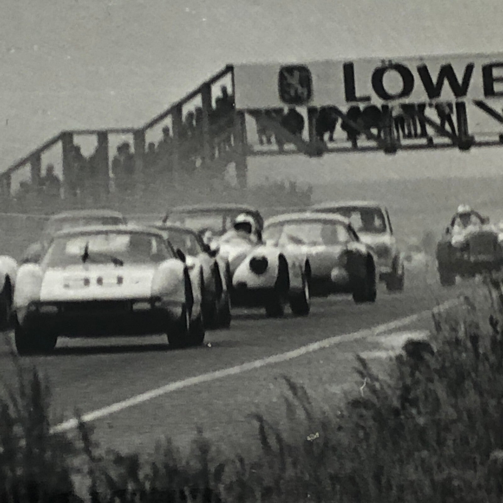 Vintage Racing Press Photo Photograph Print Tag AL22E3