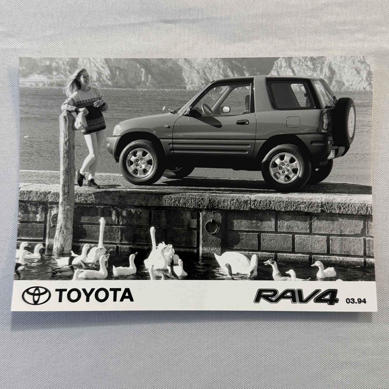 1994 Toyota RAV4 SUV Factory Press Photo Photograph Lot 2x