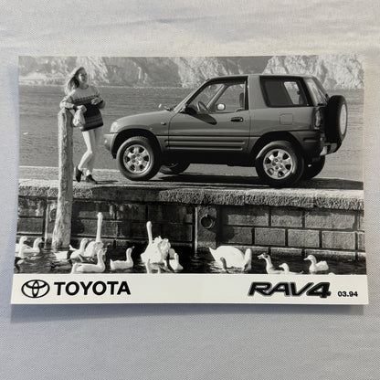 1994 Toyota RAV4 SUV Factory Press Photo Photograph Lot 2x