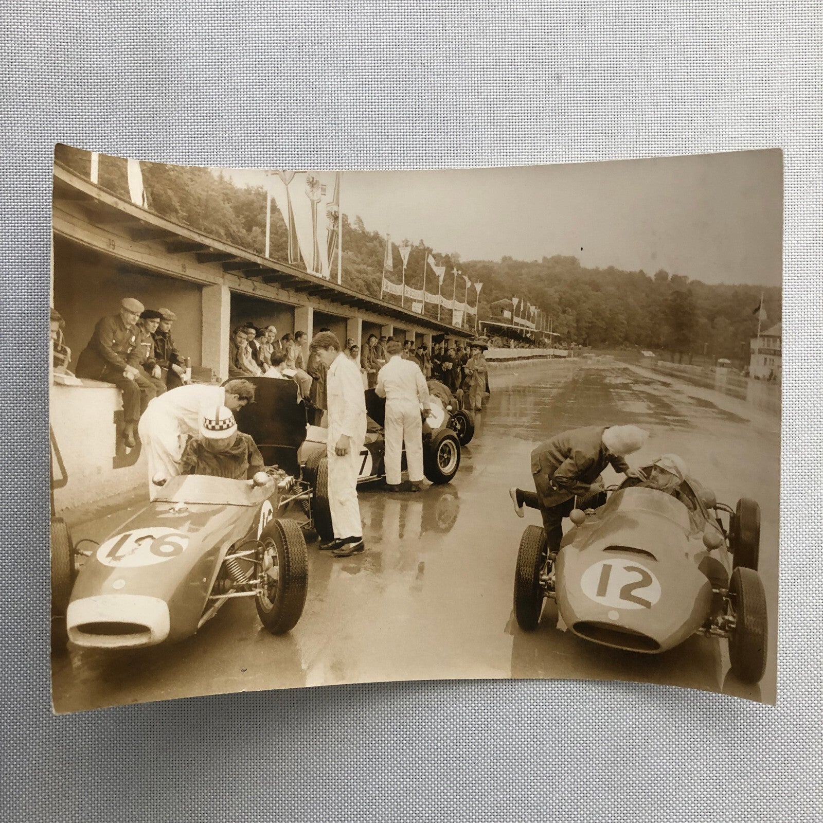 Vintage Solitude Grand Prix Racing Photo Photograph 1960