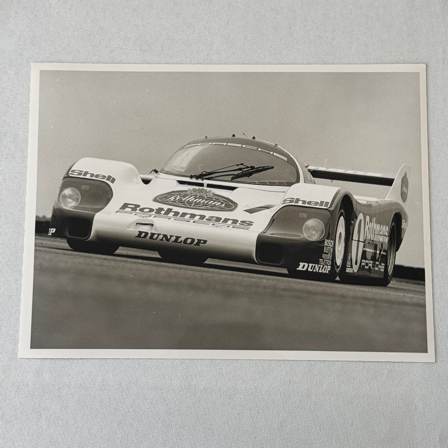 Porsche 956 Rothmans Racing Race Car Photo Photograph Print Vintage