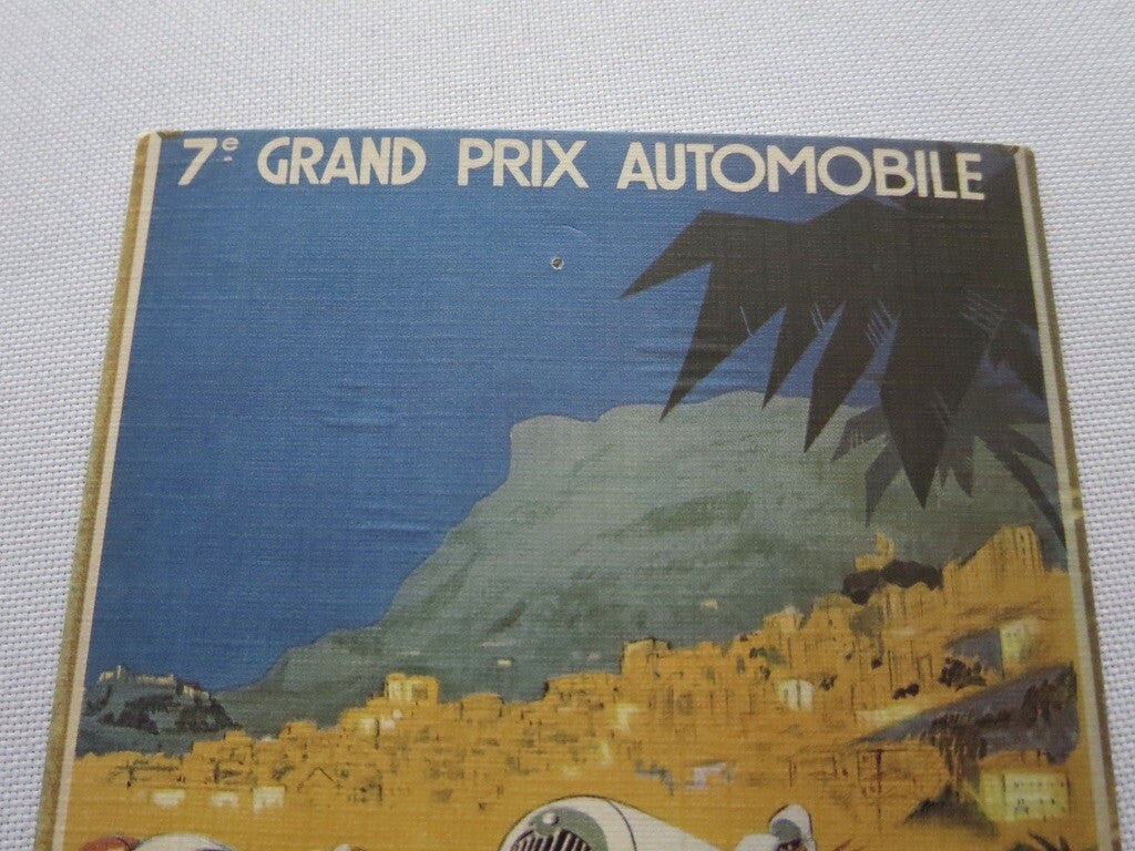 1935 Monaco Grand Prix Automobile Racing Car Postcard Post Card - Reproduction 