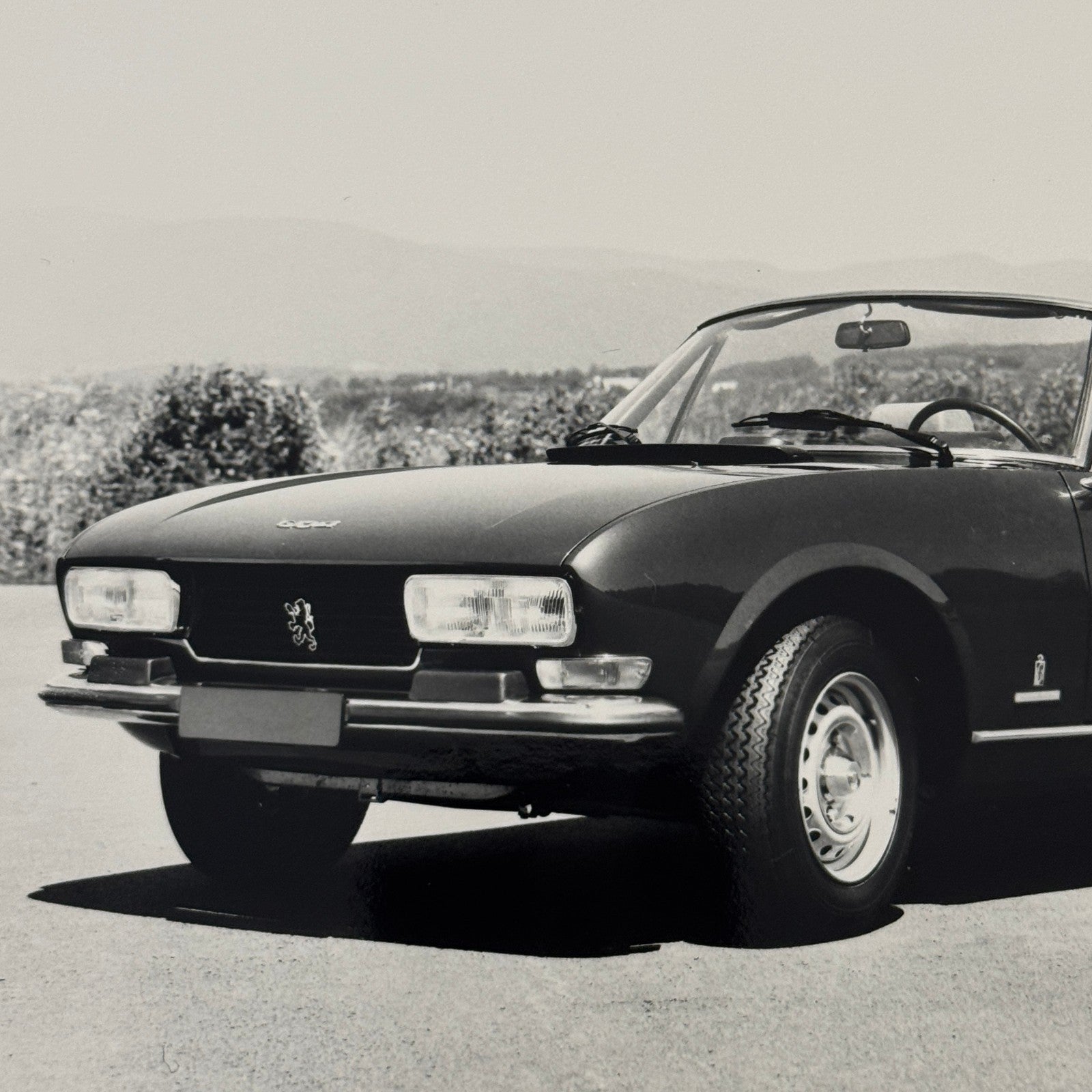 1975 Peugeot 504 Cabriolet Convertible Factory Press Photo Photograph Vintage