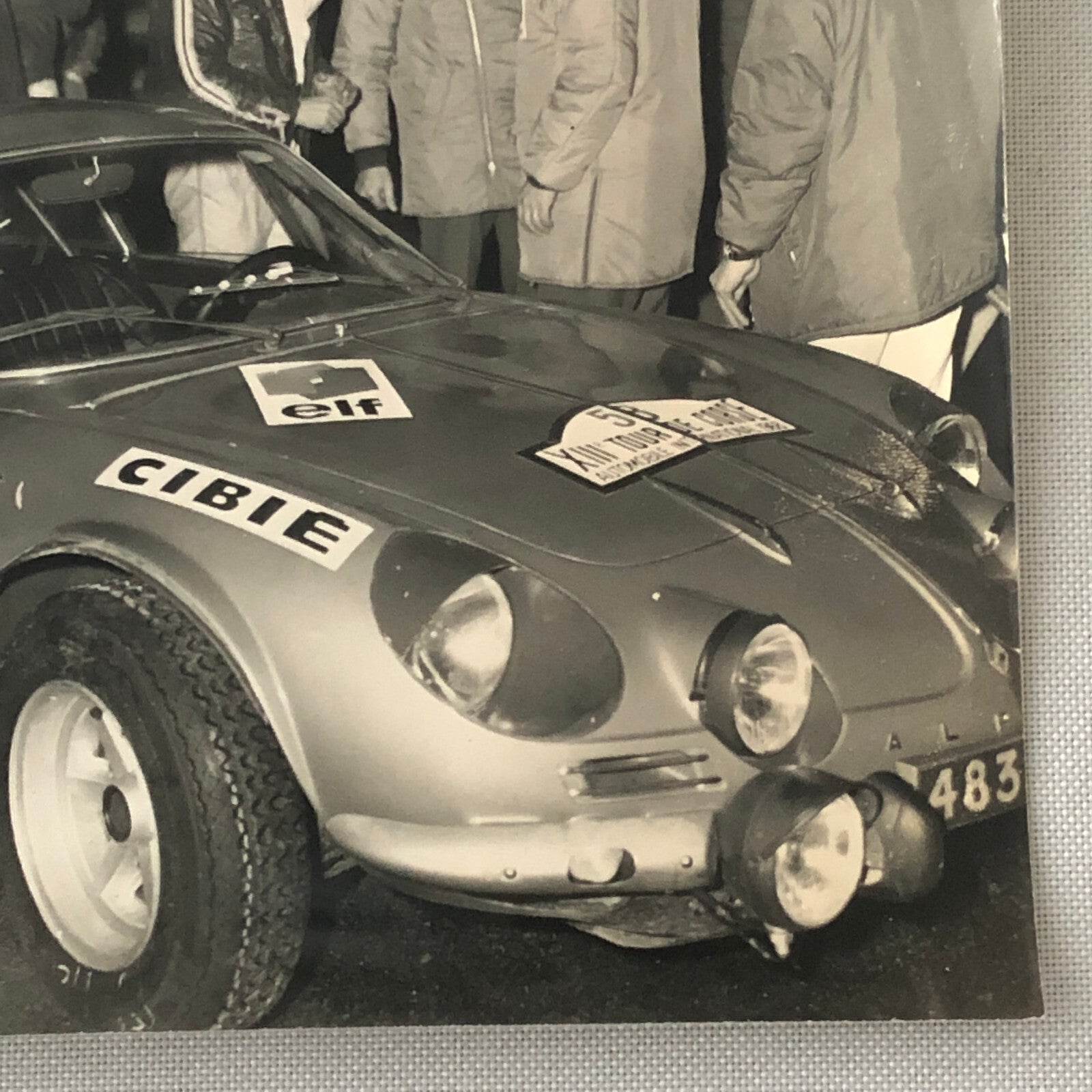 Vintage Renault Alpine Rally Racing Photo Photograph Jean Claude Andruet 1968
