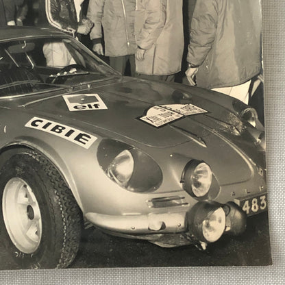 Vintage Renault Alpine Rally Racing Photo Photograph Jean Claude Andruet 1968