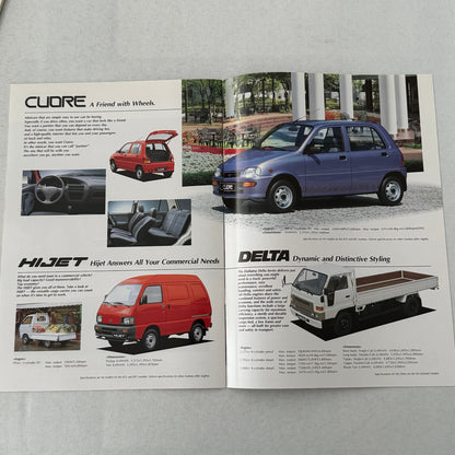 Daihatsu Car Press Kit Concept Cars Rocky Charade Feroza HiJet Delta GERMAN