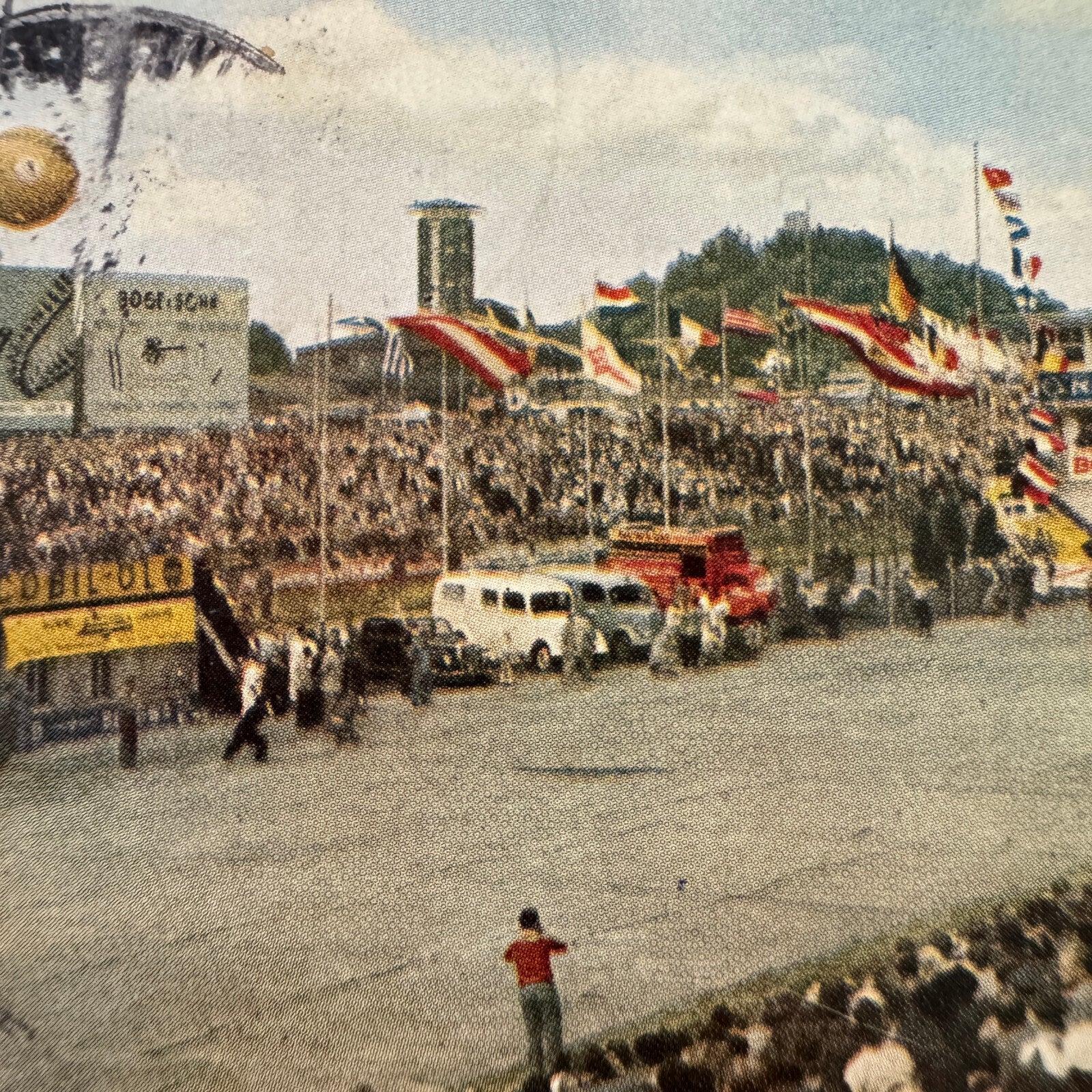 Vintage Nurburgring Race Track Racing Postcard Post Card German