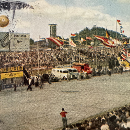 Vintage Nurburgring Race Track Racing Postcard Post Card German