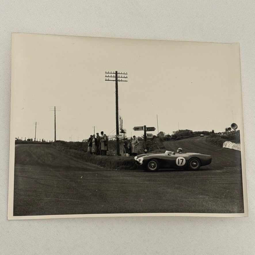 Vintage Racing Photo Photograph 1954 TT Tourist Trophy Race Unidentified Car