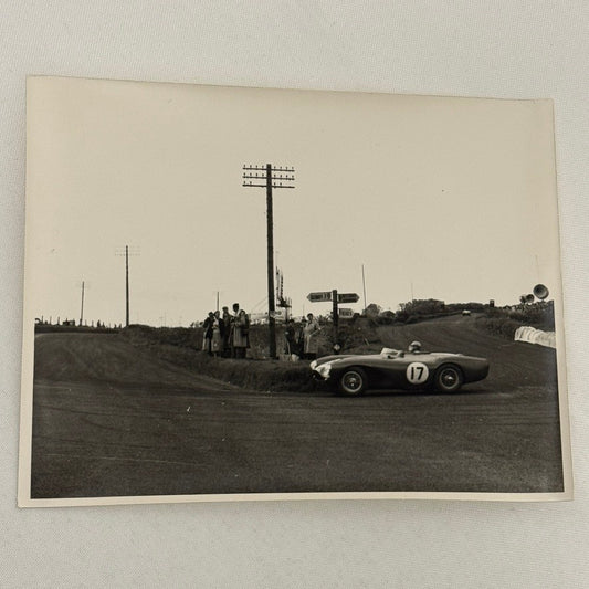 Vintage Racing Photo Photograph 1954 TT Tourist Trophy Race Unidentified Car