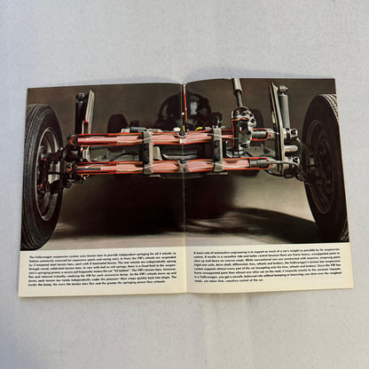 Volkswagen VW 1200 Beetle Bug Car Sales Brochure Catalog Advertising Vintage