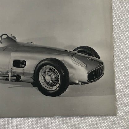 1954 Mercedes Benz W 196 Racing Car Press Photo Juan Manuel Fangio 