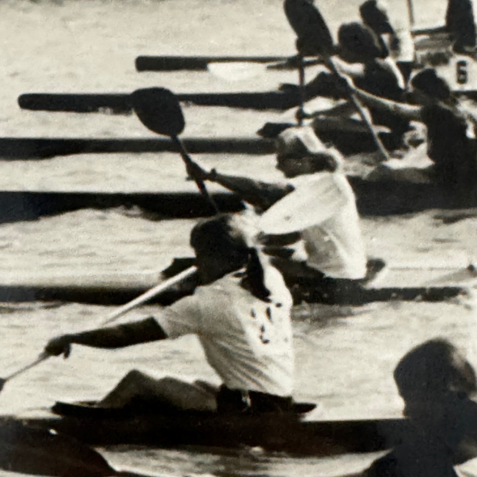 Rowing Boat Race Racing Canoe Photo Photograph Print