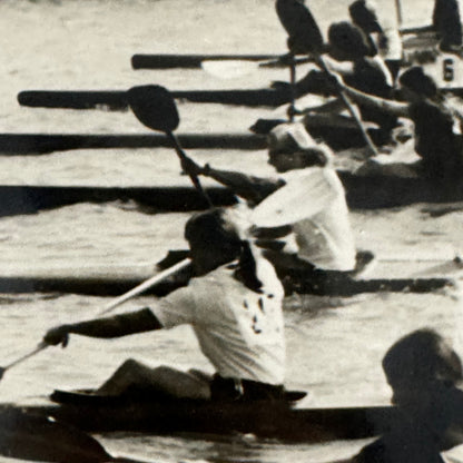 Rowing Boat Race Racing Canoe Photo Photograph Print