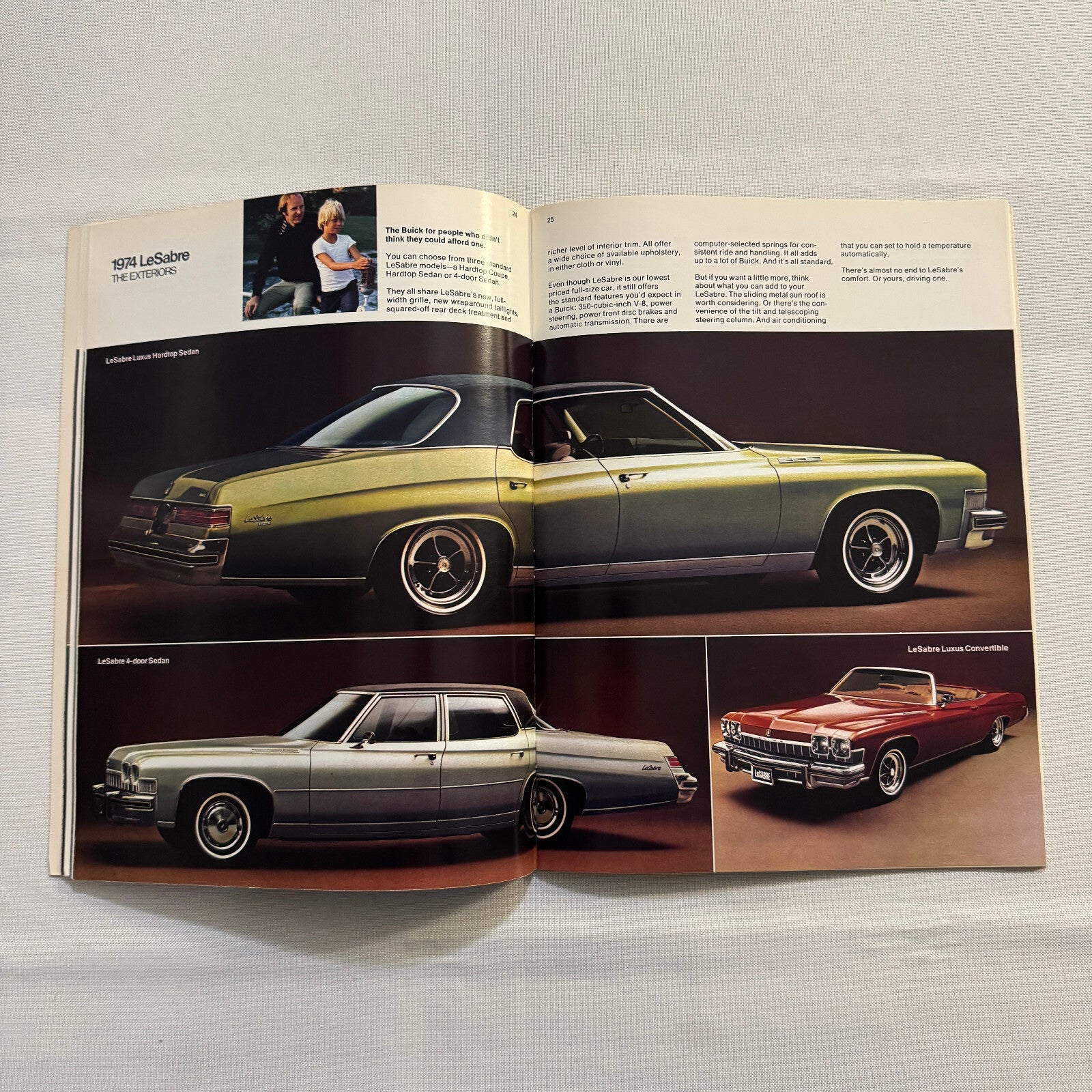 1974 Buick Sales Brochure Catalog Estate Wagon Electra Riviera Apollo Regal +