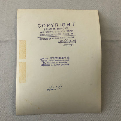 Circus Performer Unicycle Balancing Act Photo Photograph Dam Brothers Vintage