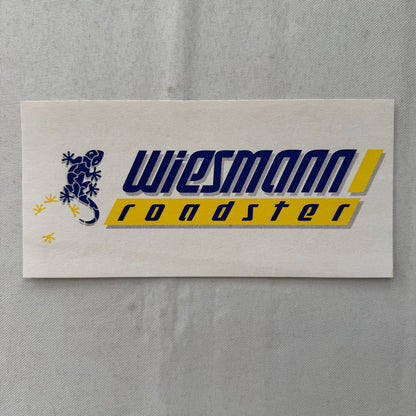 Wiesmann Car Sales Brochure Catalog Lot Wiesmann Roadster German Text