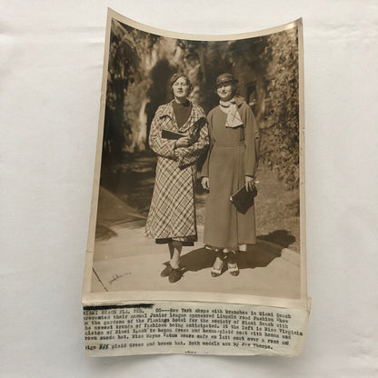 Press Photo Photograph Miami Beach Fashion Show Underwood and Underwood