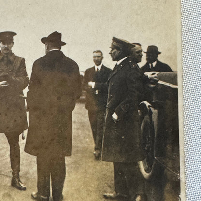 Prince Carol of Romania Visiting FIAT Factory 1924 Photo Photograph Print Italy