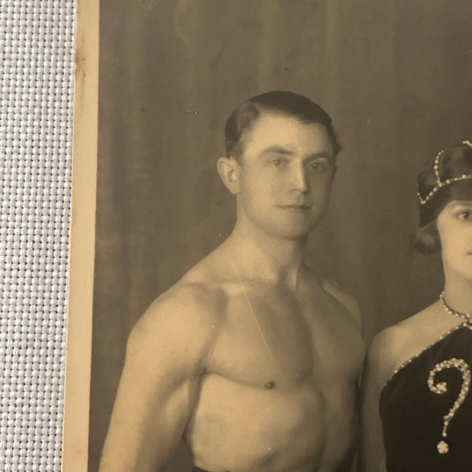 Circus Performer Aerial Acrobats Rinaldos Trio RPPC Real Photo Postcard