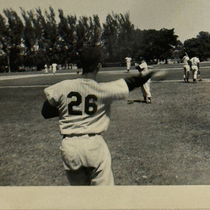1950 New York Yankees Photo Photograph Snapshot Baseball NY Johnson Marshall