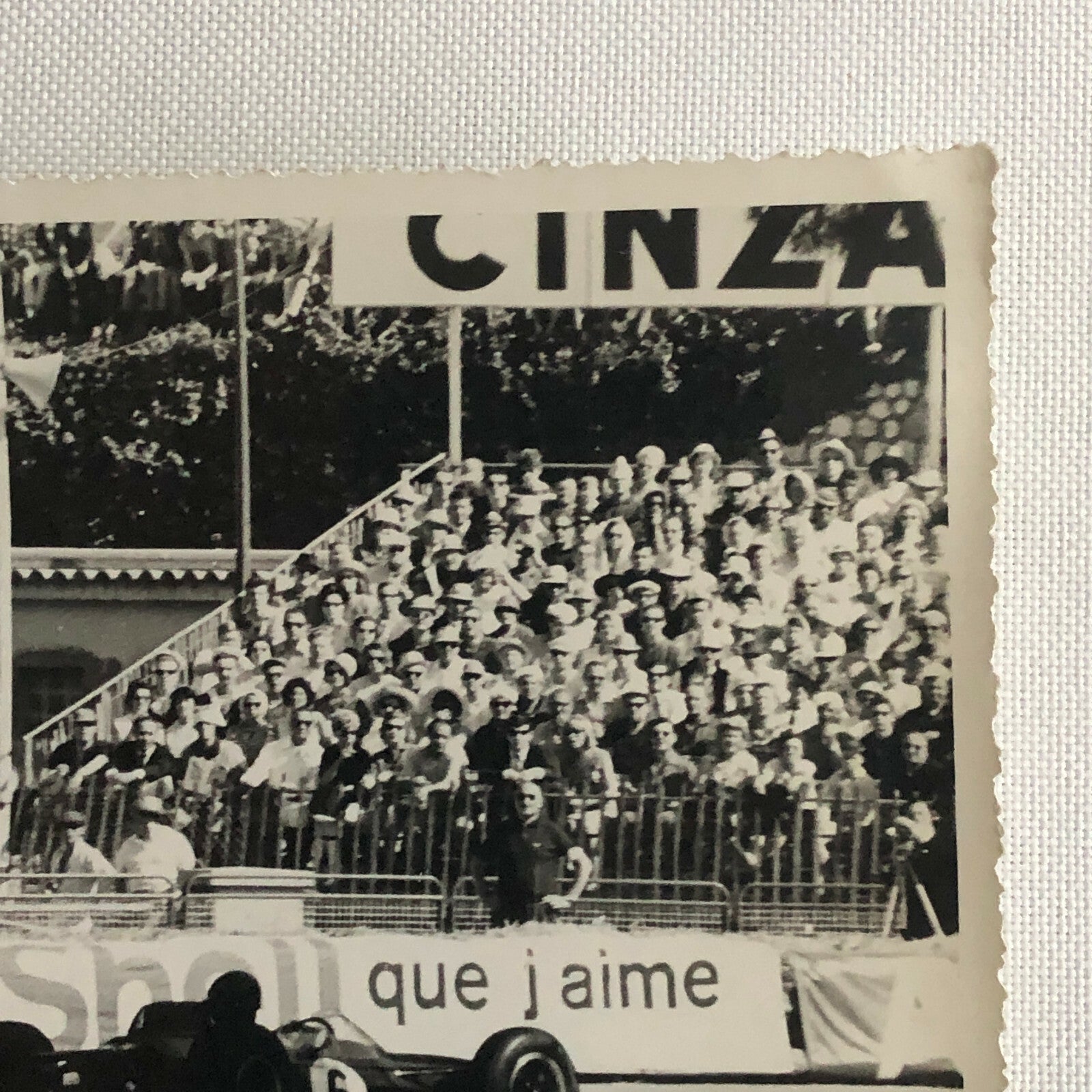 Vintage Grand Prix Racing Car Driver Photo Photograph Print