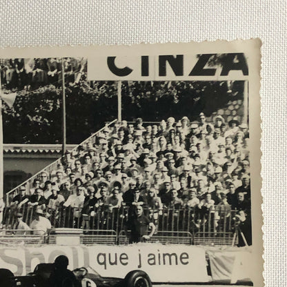 Vintage Grand Prix Racing Car Driver Photo Photograph Print
