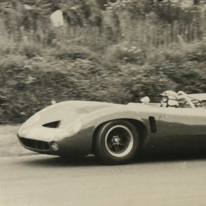 Vintage Racing Photo Photograph Print - Lola 70 Chevrolet Car J Stewart 