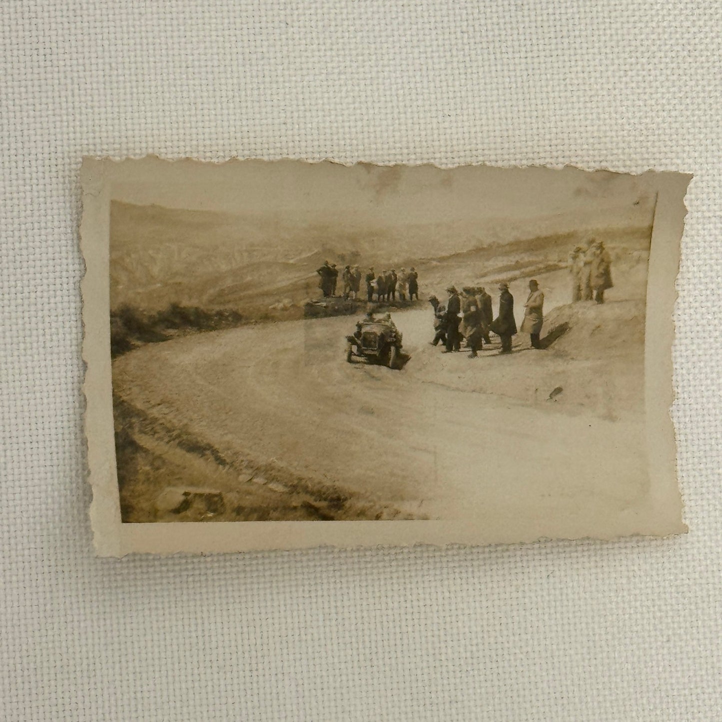 Vintage Racing Car Photo Photograph Early Automobile Motorsport