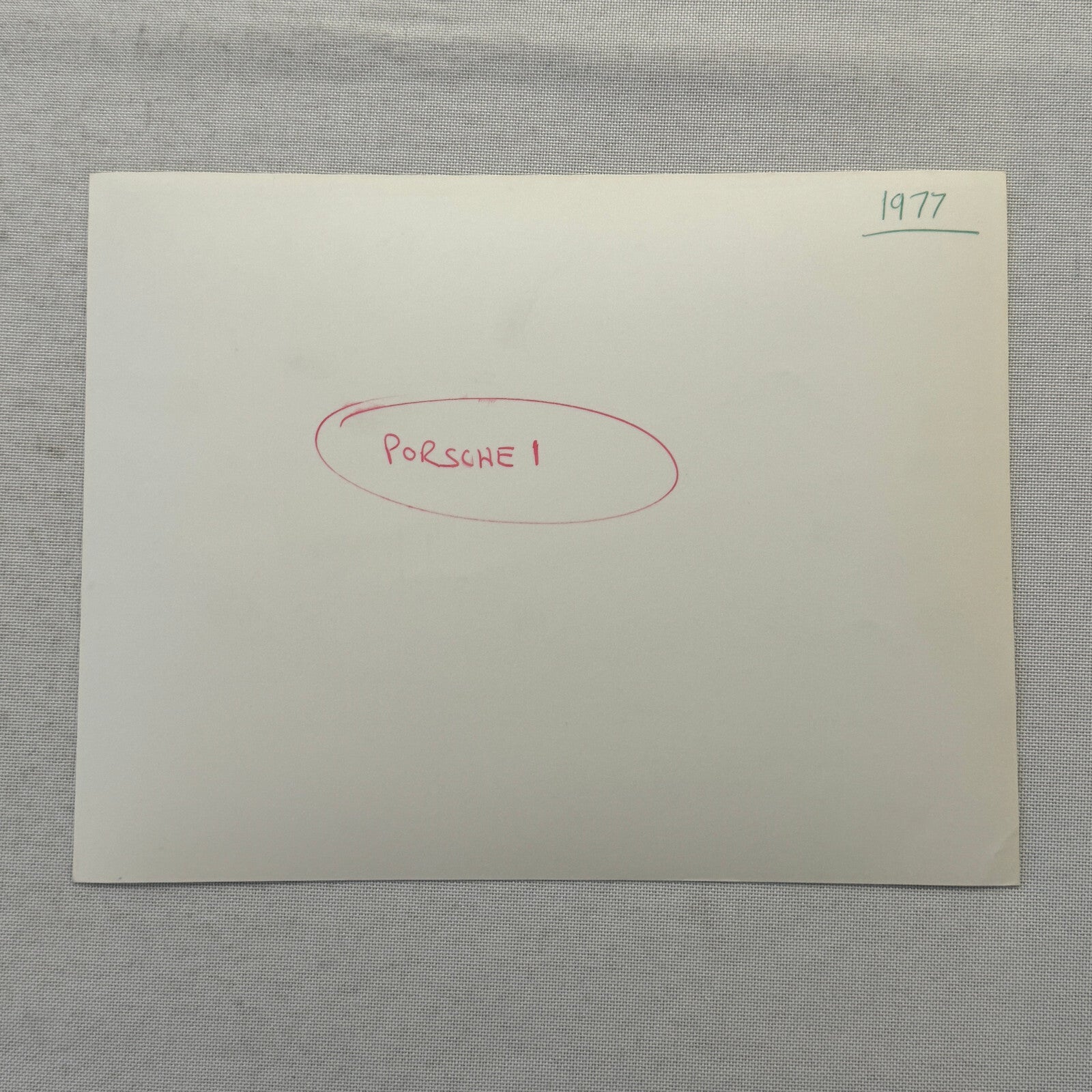 Porsche 924 Car Factory Press Photo Photograph Vintage 1977