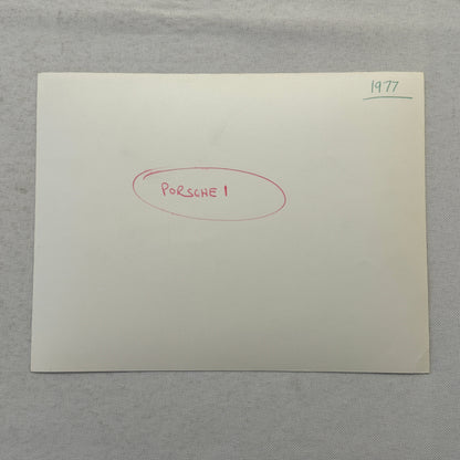 Porsche 924 Car Factory Press Photo Photograph Vintage 1977