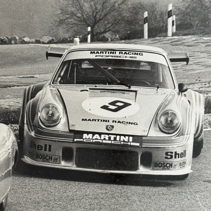 Vintage Porsche Racing Car Factory Photo Photograph Print