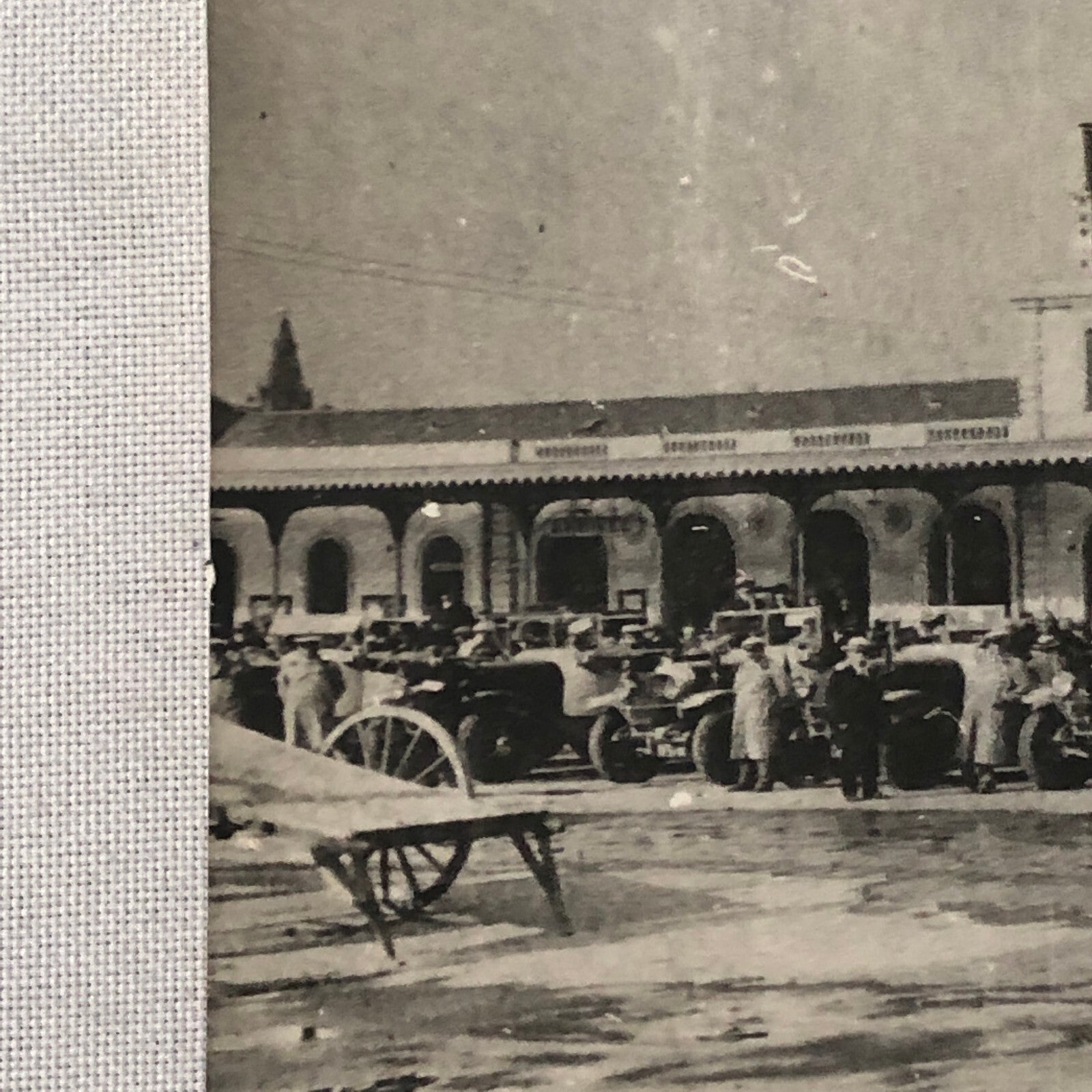 Vintage Car Automobile Photo Photograph Print - Rally Start ? Modern Era Print 