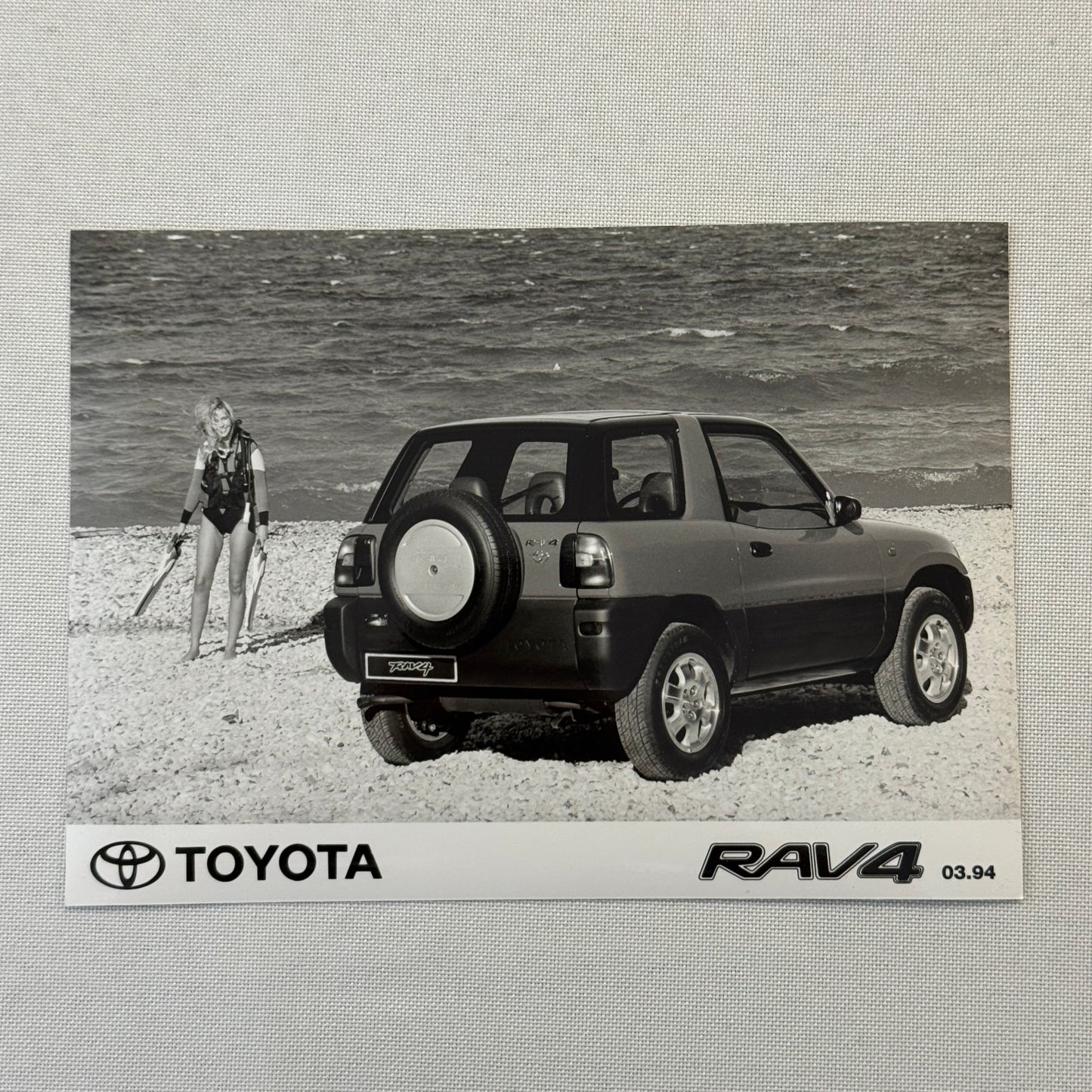 1994 Toyota Rav4 and Fun Cruiser Factory Press Photo Photograph Lot 3x European