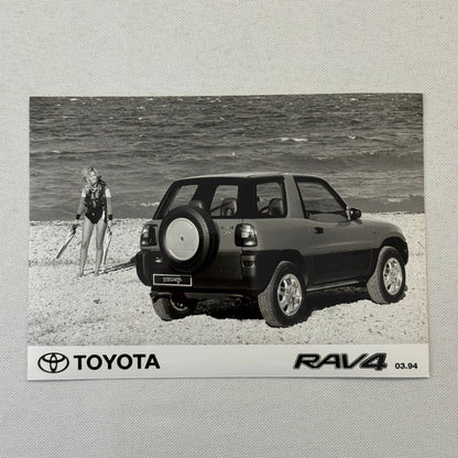 1994 Toyota Rav4 and Fun Cruiser Factory Press Photo Photograph Lot 3x European